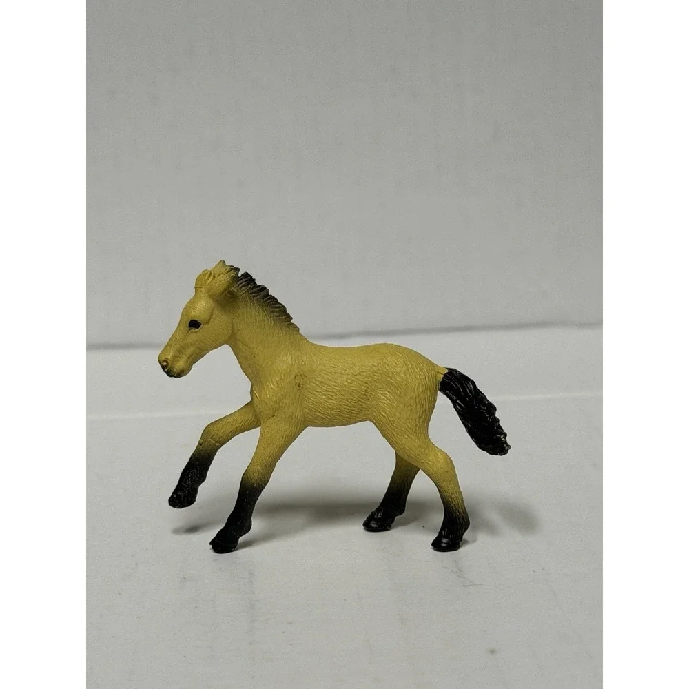 Lot Of 3 Mini Horse Figurines Foal Pony Farm Animal‎ Toy Plastic Replacement